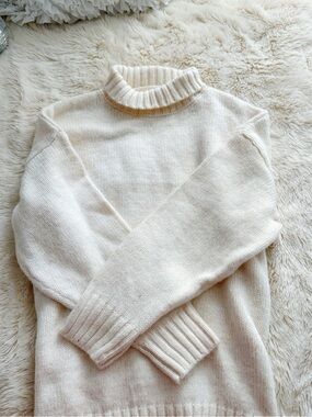 ASOS DESIGN chunky knit mock neck sweater